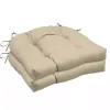 Taupe Leala 2-pc. Outdoor Wicker Chair Cushion Set
