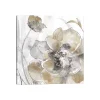 Taupe Spring Poppy Canvas Art Print