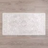 Taupe Vintage Medallion Kitchen Mat