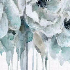 Teal Harmony Canvas Art Print by Carol Robinson