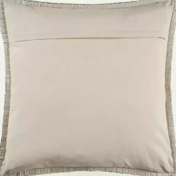 Teal with Embroidered Edge Pillow, 24 in.