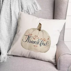 Thankful Pumpkin Outdoor Pillow