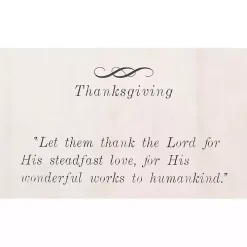 Thanksgiving Blessing Framed Wall Plaque