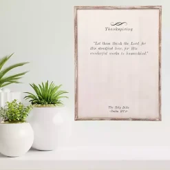 Thanksgiving Blessing Framed Wall Plaque
