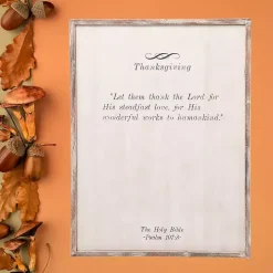 Thanksgiving Blessing Framed Wall Plaque