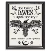 The Black Raven Apothecary Framed Canvas Art Print