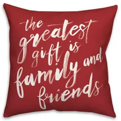 The Greatest Gift Christmas Throw Pillow