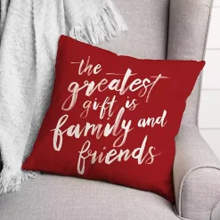 The Greatest Gift Christmas Throw Pillow