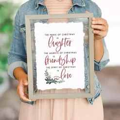 The Music of Christmas Framed Wall Plaque