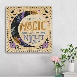 There is Magic in the Night Canvas Art Print