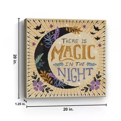 There is Magic in the Night Canvas Art Print