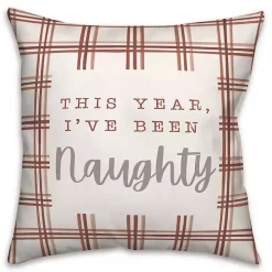 This Year I've Been Naughty Pillow