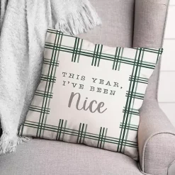 This Year I've Been Nice Christmas Pillow