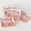 Tis the Season Christmas Snack Plates, Set of 4