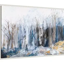 Tranquil Forest Framed Canvas Art Print