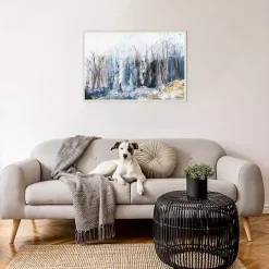 Tranquil Forest Framed Canvas Art Print