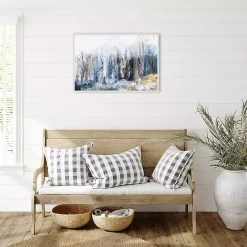 Tranquil Forest Framed Canvas Art Print