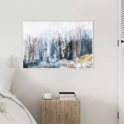 Tranquil Forest Framed Canvas Art Print