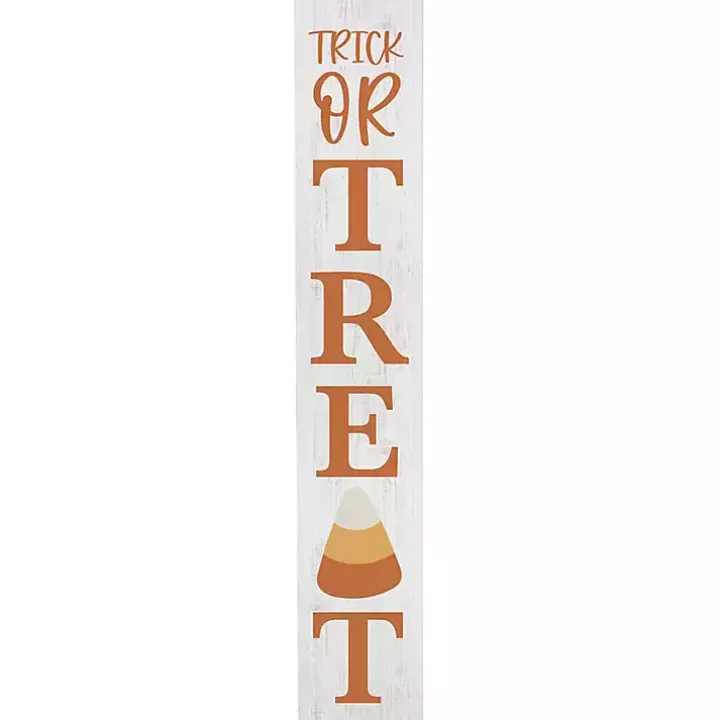 Trick or Treat Candy Corn Halloween Porch Board