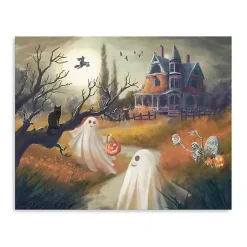 Trick or Treat Ghosts Canvas Art Print