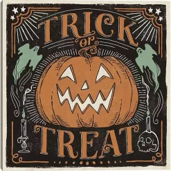 Trick or Treat Jack O' Lantern Canvas Art Print