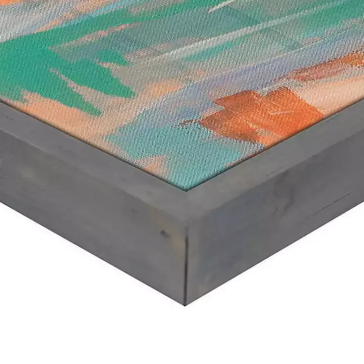 Trio Light Framed Canvas Art Print