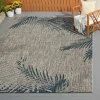 Tropical Palms Captiva Outdoor Area Rug, 7x9