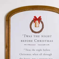 Twas the Night Before Christmas Wall Plaque
