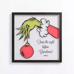 Twas the Night Before Grinchmas Framed Wall Plaque
