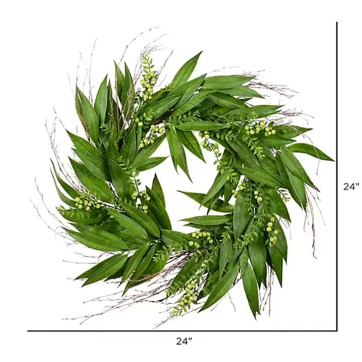 Twig and Berries Willow Wreath