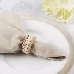 Twisted Rope Napkin Rings, Set of 4