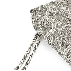 Umber Medallion Outdoor Settee Cushion