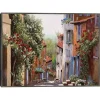 Vecchia Cagnes Framed Giclee Canvas Art Print