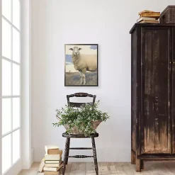 Vintage Sheep Framed Art Print