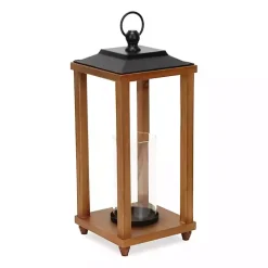 Vivora Wooden Open Lantern, 20.5 in.