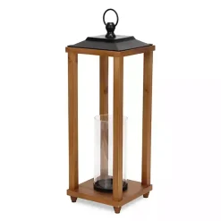 Vivora Wooden Open Lantern, 24 in.