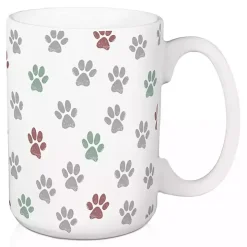 Waiting for Santa Paws Mugs, Set of 2