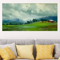 Wallowa Valley Giclee Canvas Art Print