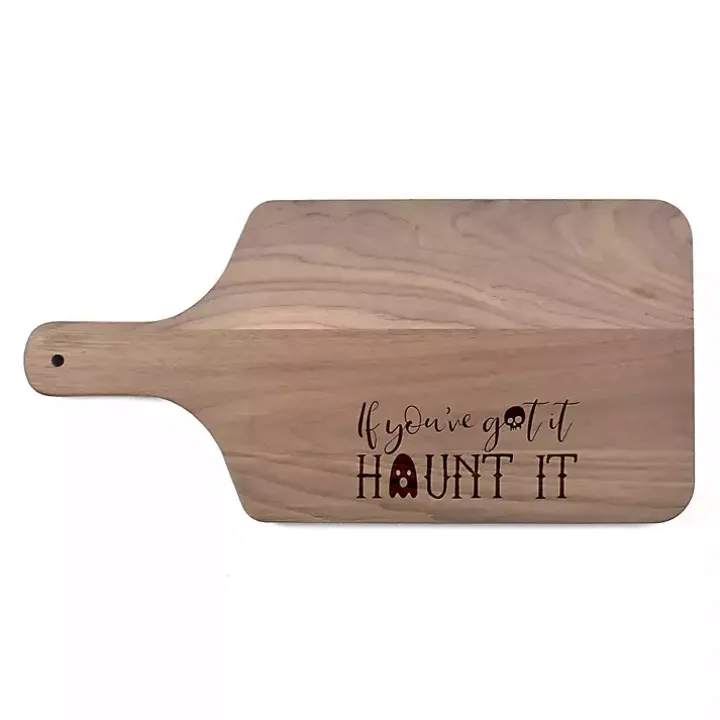 Walnut Haunt It Halloween Cutting Board