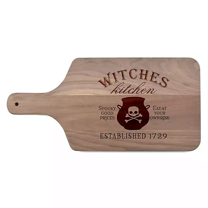 Walnut Witches Kitchen Halloween Cutting Board