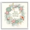 Warm Christmas Greetings Coastal Wall Plaque