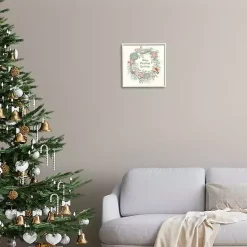 Warm Christmas Greetings Coastal Wall Plaque