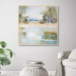 Water Whispers Framed Canvas Art Print