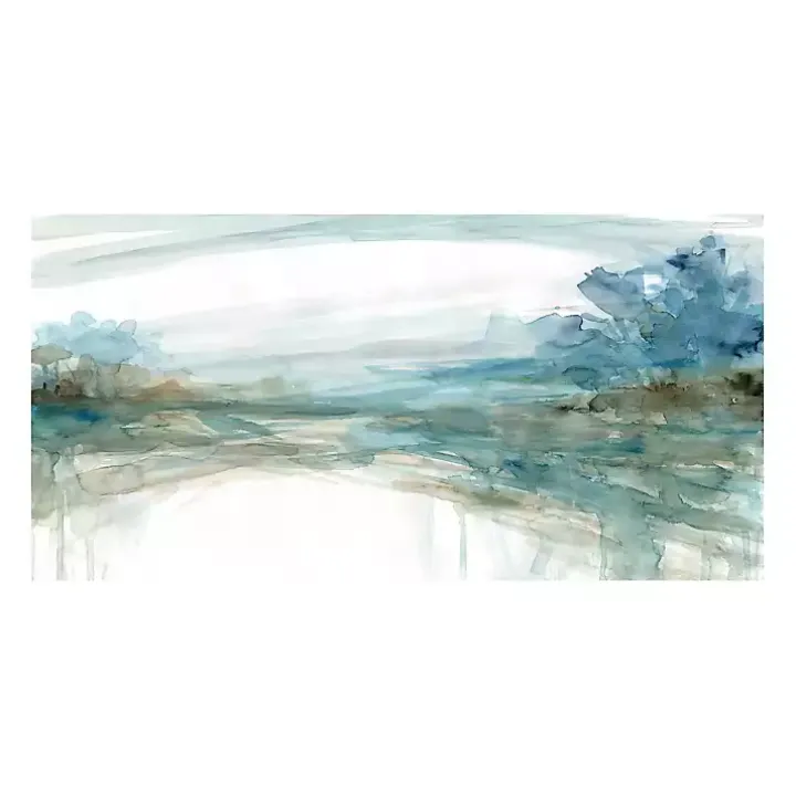 Watery Treeline Giclee Canvas Art Print
