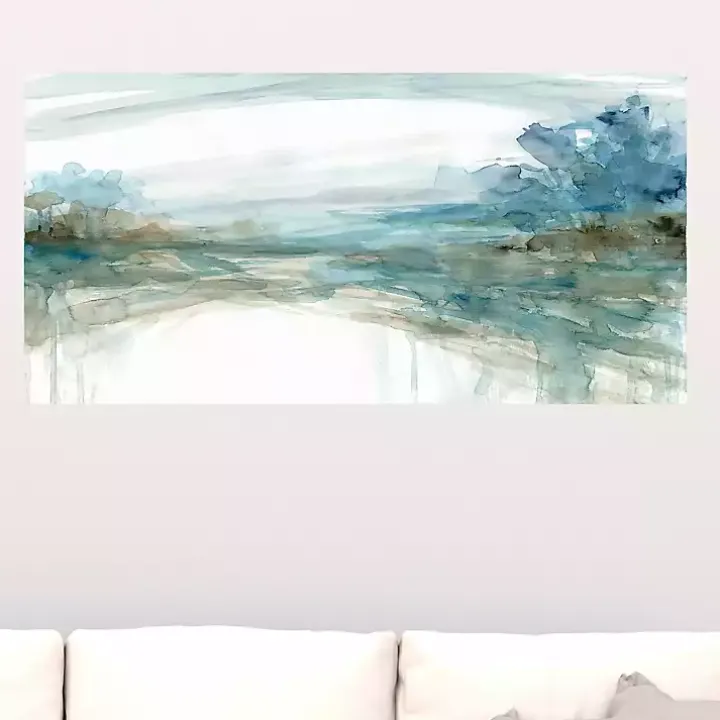 Watery Treeline Giclee Canvas Art Print