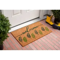 Welcome Fern Doormat