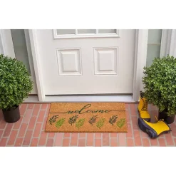 Welcome Fern Doormat