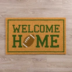 Welcome Home Football Doormat