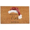Welcome My Elves Personalized Door Mat