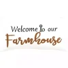 Welcome to Our Farmhouse Lumbar Pillow